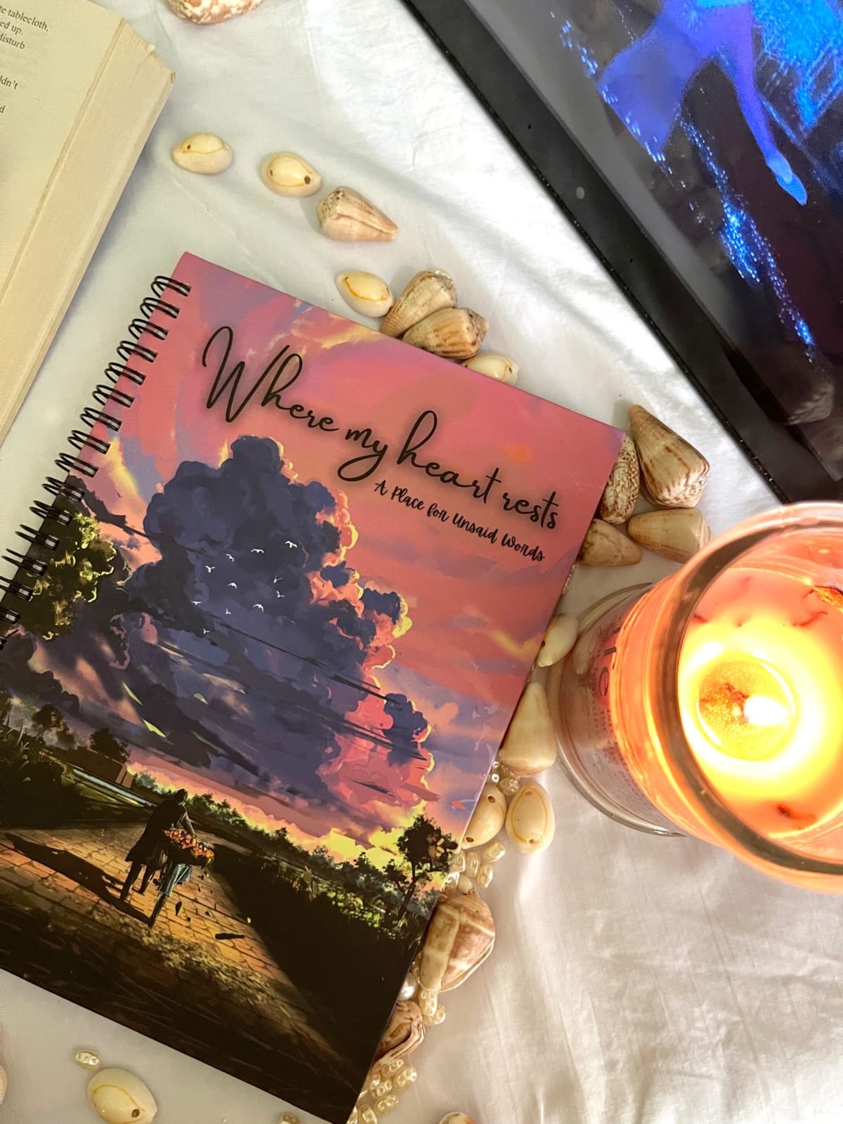 Paperest journals wrapped as gifts with handwritten thank-you notes